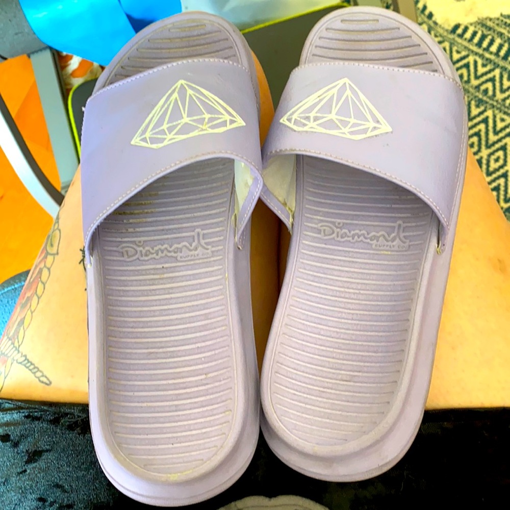 Diamond purple slides